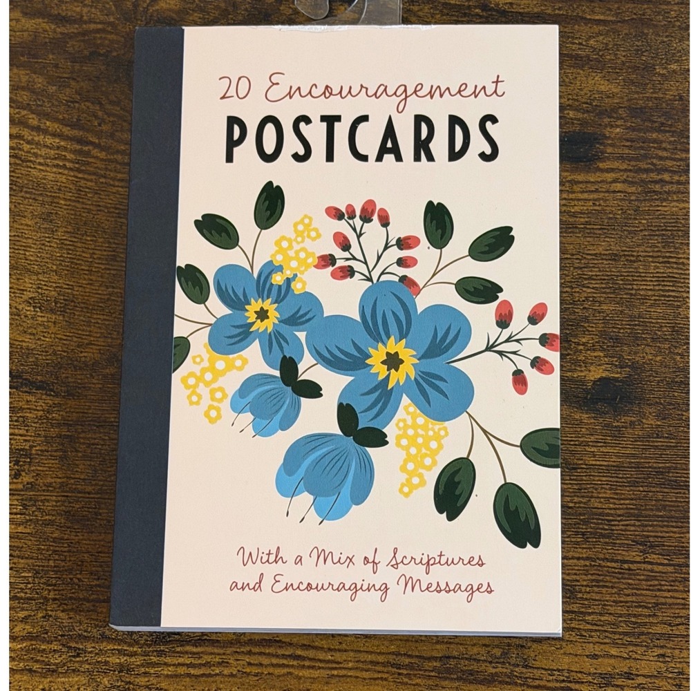 DaySpring 20 Encouragement Postcards KJV Scripture Floral Religious J2464